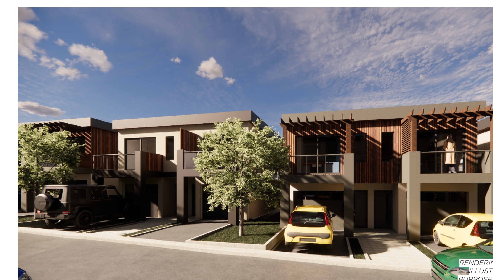 Illustrative Apollo Hill duplex render